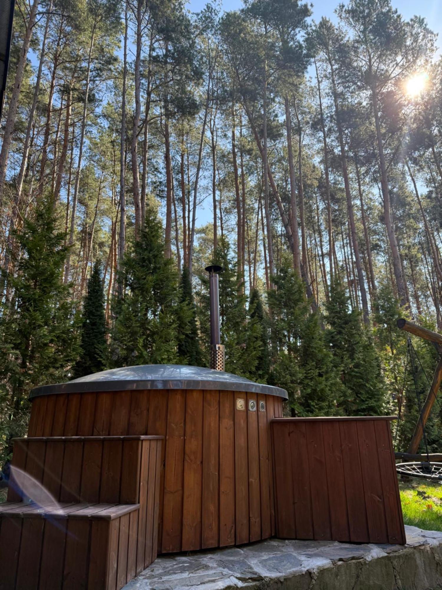 Domek W Lesie Nad Zalewem Chancza Exterior foto